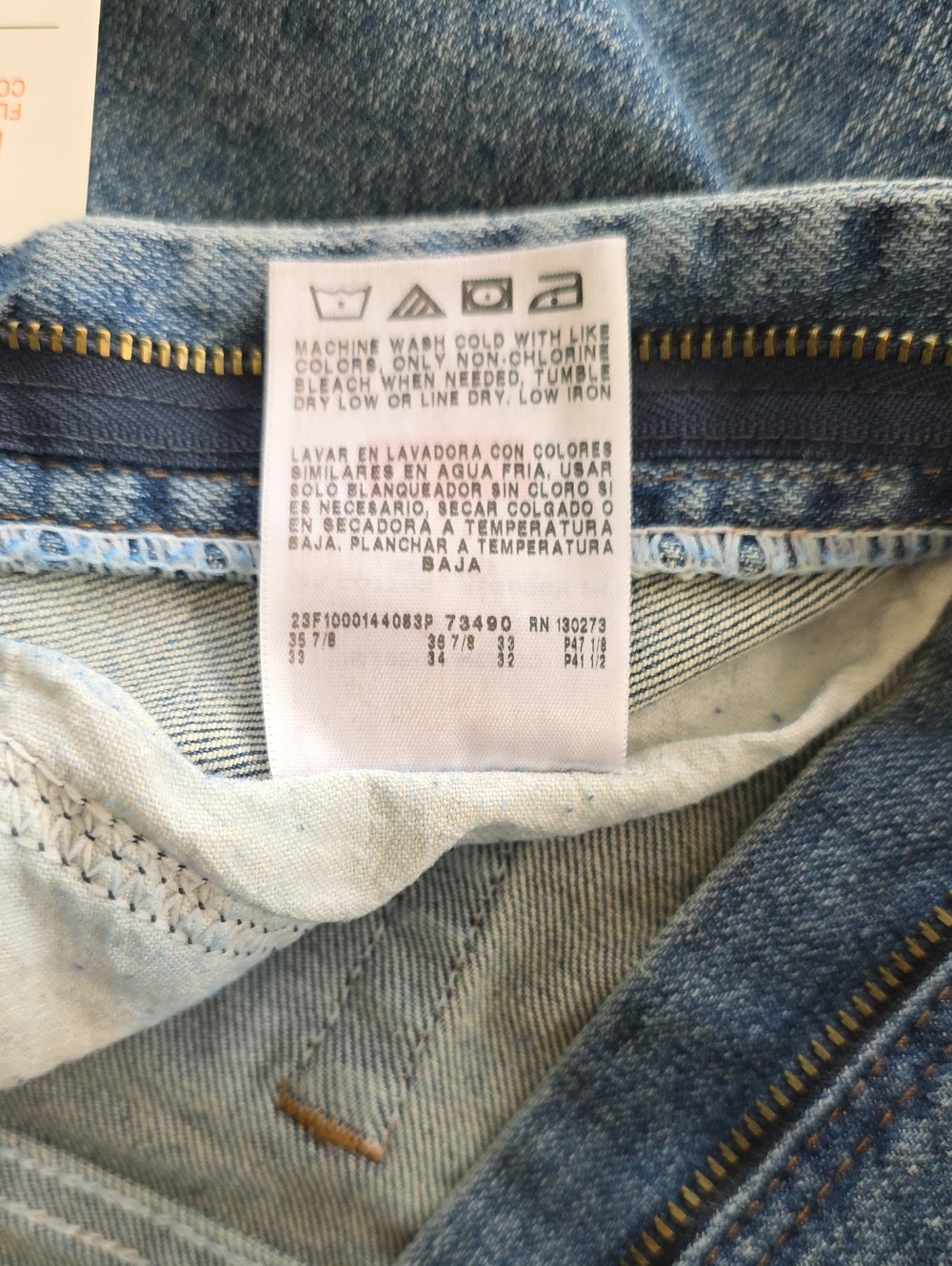 Wrangler 550 Performance Series Regular Fit Jeans Men's Size 32x32 Denim Blue - Picture 6 of 8